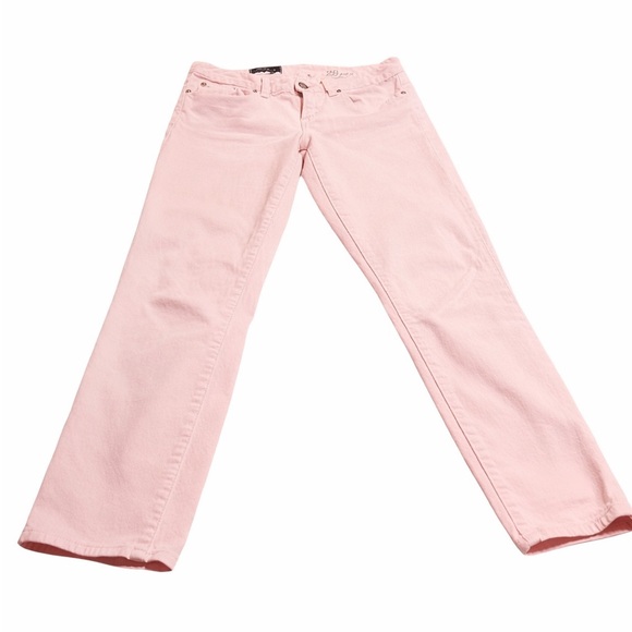 J. Crew Women's Toothpick Ankle Jeans in Soft Pink Size 29 - Picture 2 of 7
